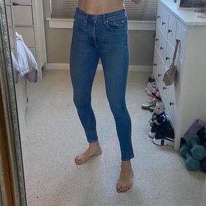 Rag & Bone High-Rise Ankle Skinny